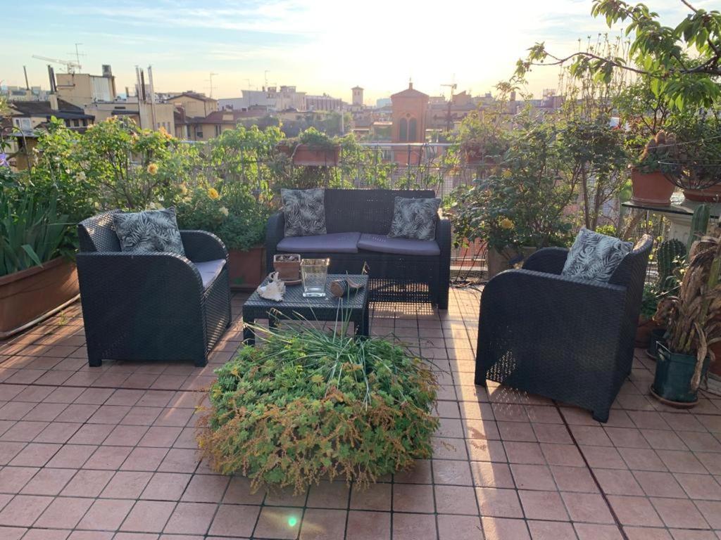 Ferienwohnung Il Giardino Sui Tetti Bologna Exterior foto